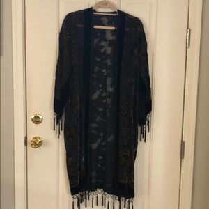 Elegant Beaded Robe/Wrap